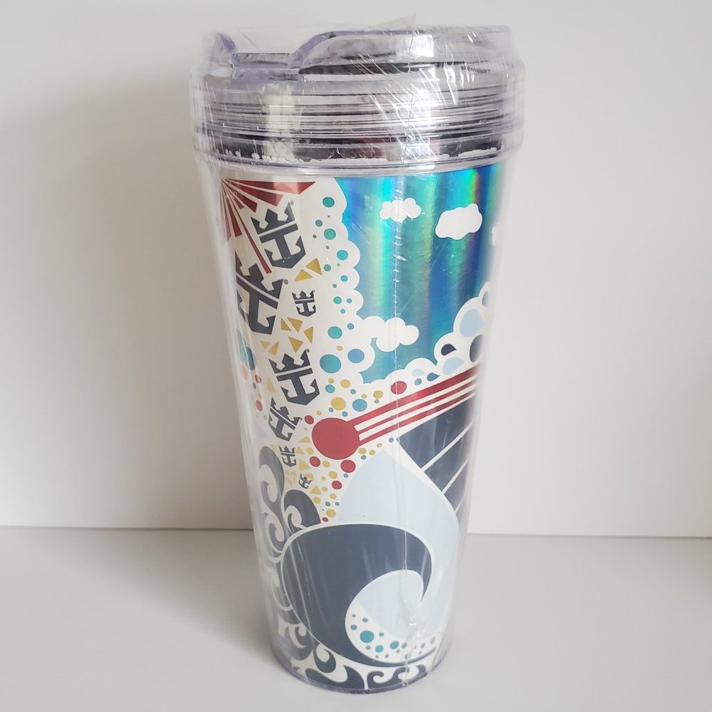 NEW Royal Carribean Tumbler Sealed Cold Drink Coca Cola Cruise